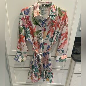 Zara Multicolor Floral Dress